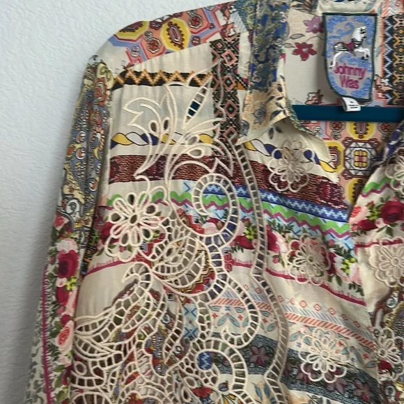 JOHNNY WAS Stano Monroe tunic M - Picture 6 of 16